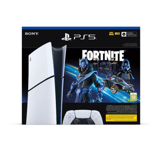 Playstation 5 Slim Digital Edition Fortnite Cobalt Star Bundle